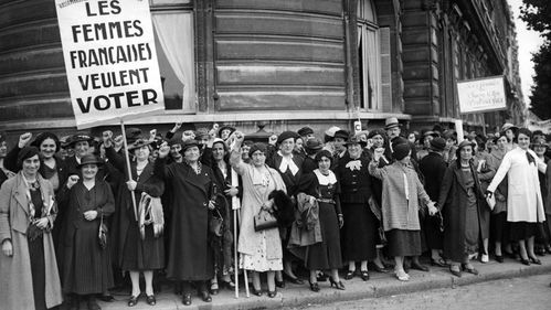 Les Françaises veulent voter