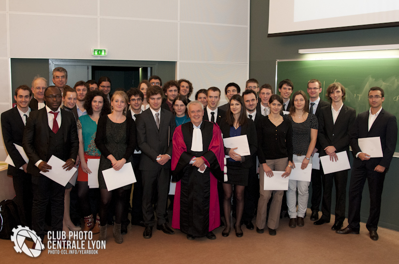 Remise des diplômess à Centrale Lyon