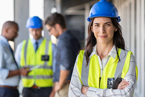 Femme en architecture