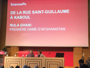 Rula Ghani et Anne Nivat à Sciences PO paris