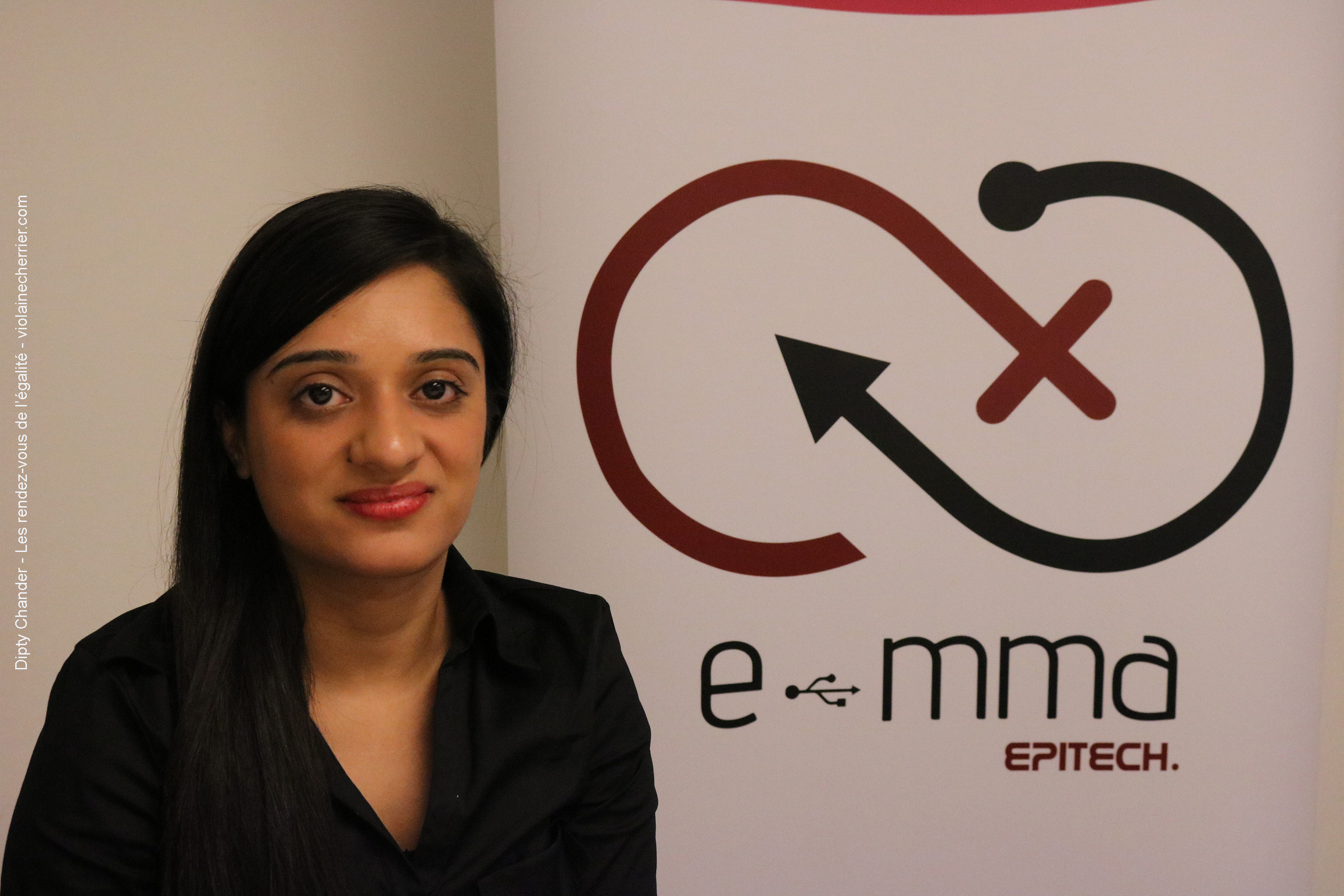 Dipty Chander, présidente de l'association E-mma