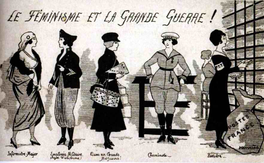 Les femmes en arrière ligne pendant la guerre