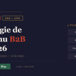 Stratégie de contenu B2B en 2026 : comment la construire